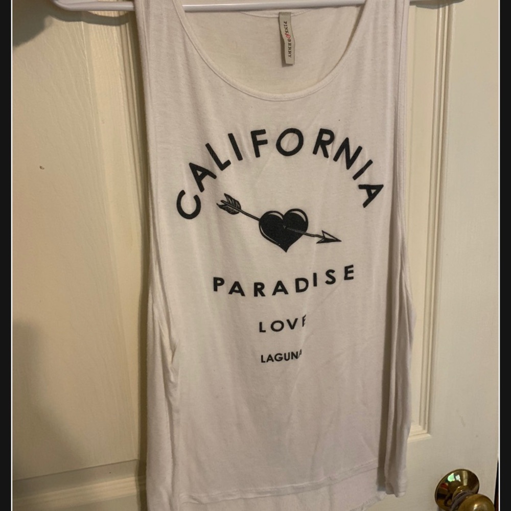 White tank top